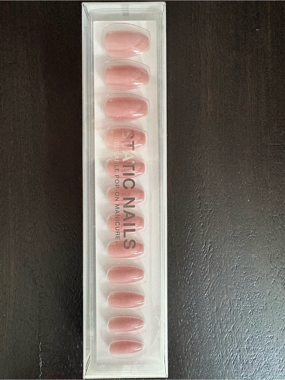 Static Nails Press-On Manicure - Dusty Rose Pink